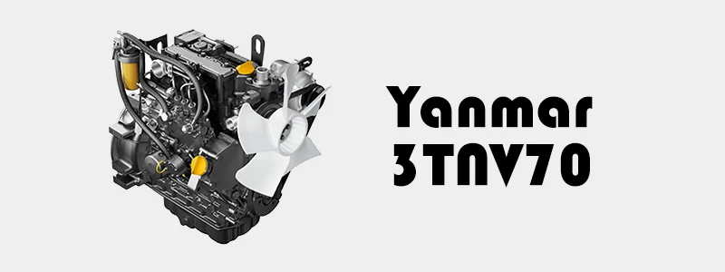YANMAR 3TNV70 diesel engine for Achilles A14SE mini excavator